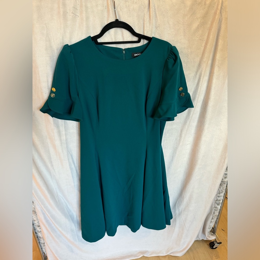 NWT DKNY Flutter Sleeve Dress